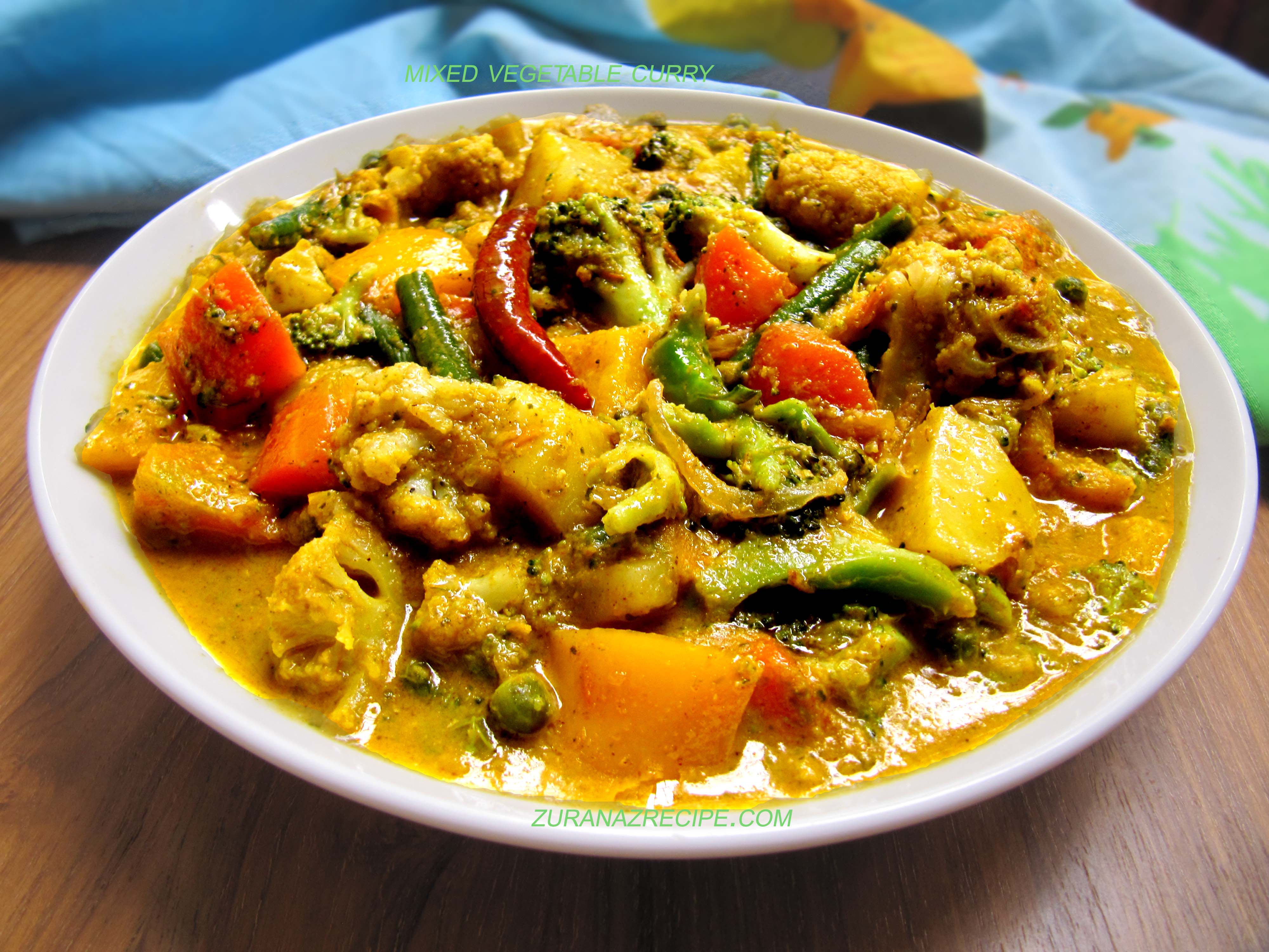  Mixed Vegetable Curry 